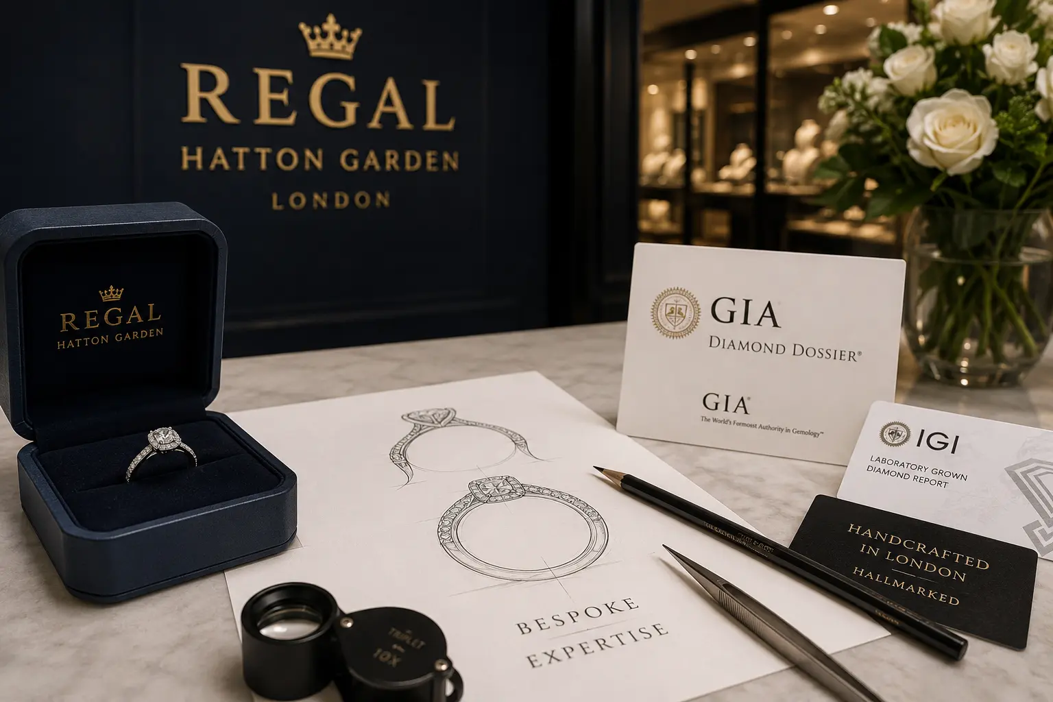 Regal Hatton Garden Jewellers bespoke luxury jewellery brand story — Authority Engineering